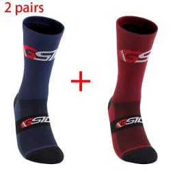 2pairs 2023 New Cycling Socks Bike Nurse Compression Road Bike Running Mtb Knee-high White Sports Funny Brand Black