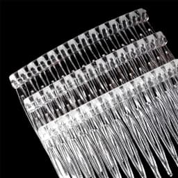 10Pcs/Set Bride Tiara Veil Comb Plastic Black White Transparent Fork Combs Drop Ship