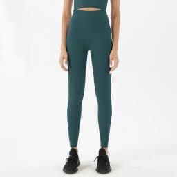SOISOU Nylon Leggings Women Yoga Pants Tight High Waist Hidden Pocket Sports Fitness Women's Pants Gym Clothing 37 Colors