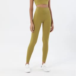 SOISOU Nylon Leggings Women Yoga Pants Tight High Waist Hidden Pocket Sports Fitness Women's Pants Gym Clothing 37 Colors