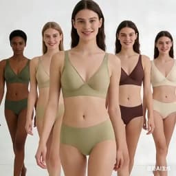 No-Show Deep V-neck Bras For Women Push-Up Bra Wire Free Sexy Lingerie Padded Underwear Plus Size Solid Color Intimates S-3XL