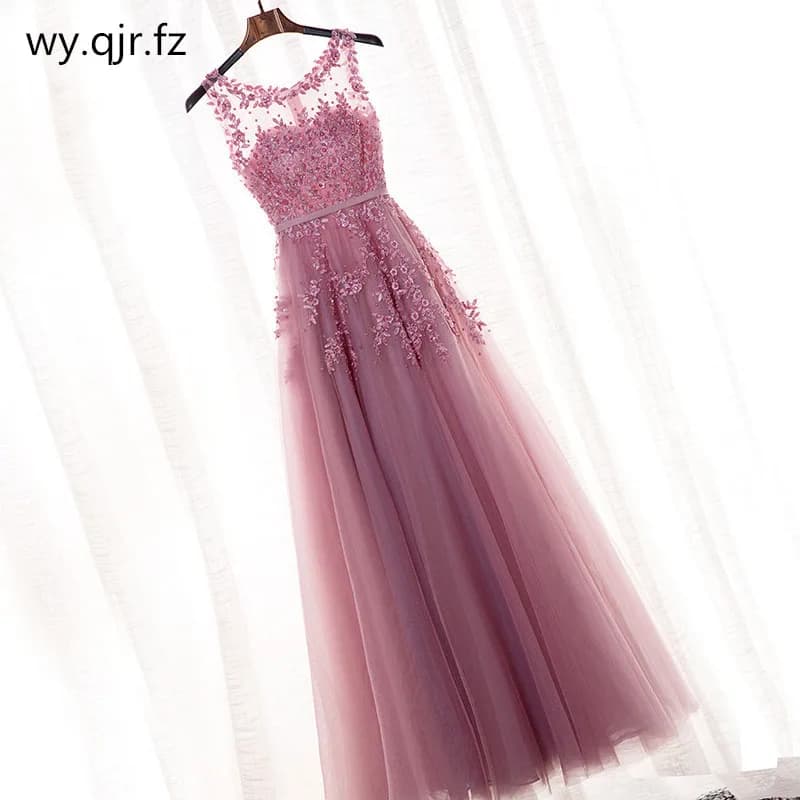 SWS-A-509#Evening Dresses Long Lace Party Prom Graduation Homecoming Valentine's Day Dress Pearl Wholesale Free Customized Girs