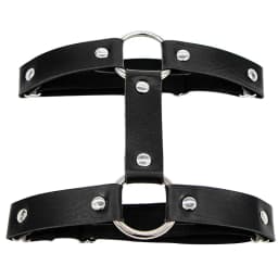 Women Sexy Leather Thigh Garter Belt Pu Punk Elastic Harness Leg Strap Goth Stocking Leglet Belt Garters Suspender For Girl