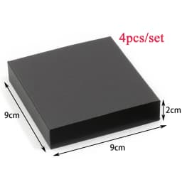 3D Floating Frame PE Film Jewelry Gemstone Storage Box Free Floating Bracket Frame Membrane Ring Earring Necklace Display Case