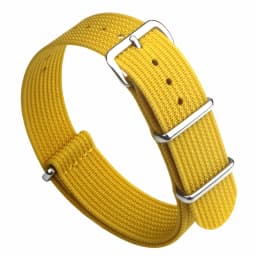 Ribbed Watch Strap 16mm 18mm 19mm 20mm 21mm 22mm 24mm One-Piece Nylon Braid Ballistic Fabric Watchband Accessories Military Band