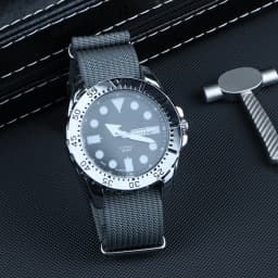 Ribbed Watch Strap 16mm 18mm 19mm 20mm 21mm 22mm 24mm One-Piece Nylon Braid Ballistic Fabric Watchband Accessories Military Band