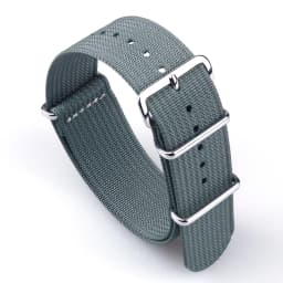 Ribbed Watch Strap 16mm 18mm 19mm 20mm 21mm 22mm 24mm One-Piece Nylon Braid Ballistic Fabric Watchband Accessories Military Band