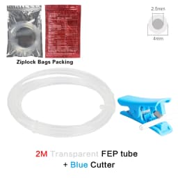 for Bambu Lab P1P AMS A1 mini 3D Printer PTFE Tube Teflonto Pipe Bowden Extruder 1.75mm ID2.5mm OD4mm Bambulab Filament Parts