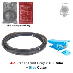 for Bambu Lab P1P AMS A1 mini 3D Printer PTFE Tube Teflonto Pipe Bowden Extruder 1.75mm ID2.5mm OD4mm Bambulab Filament Parts