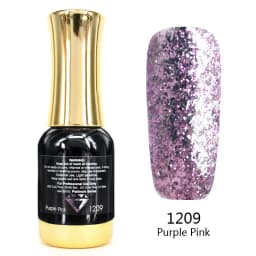 Venalisa 12ml TPO FREE Diamond Top Coat Supply Nail Art Enamel Gel Nail Polish Shining Glitter Sequin Starry Platinum Paint Gel