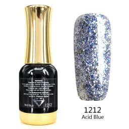 Venalisa 12ml TPO FREE Diamond Top Coat Supply Nail Art Enamel Gel Nail Polish Shining Glitter Sequin Starry Platinum Paint Gel