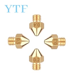 3D Printer MK8 Brass Large Diameter Nozzle DIY Kit Spray Extrusion Head 1.0 1.2 1.5mm 1.75/3mm Accessories