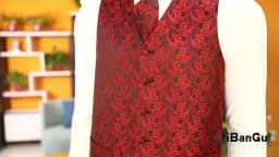 New Men's Vests Formal Dress Suit Vest Tie Set for Wedding Male Satin Burgundy Red Waistcoat Sleeveless Jacket Casual Top