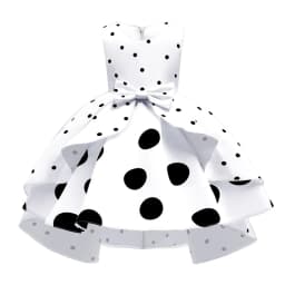 Baby Girls Flower Striped Dress For Girls Floral Wedding Party Dresses Kids Princess Christmas Dress Children Girls Clothing