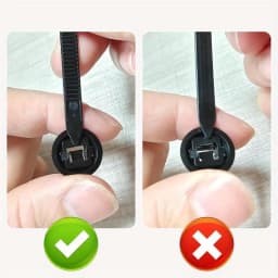 Universal Nylon Cable Tie Buckle Auto Fastener Screw Replacement Clip Car Fender Trunk Engine Guard Panel Wire Management Secure