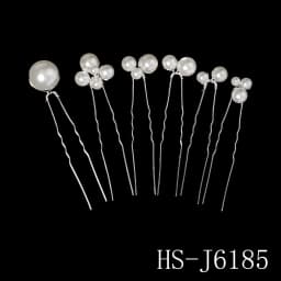 6 Pcs/Lot Austrian Crystal Rhinestones Bridal Hairpins Pearl Wedding Headpieces Hair Jewelry Accessories for Women Holiday Gift