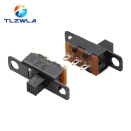 10PCS SS12F15 SS12F15VG4 Toggle Switch 3Pin 1P2T Slide Switch Handle High 4MM