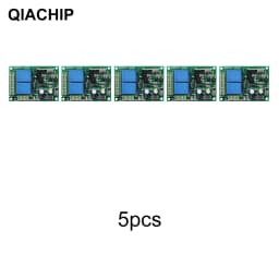QIACHIP 433 MHz AC 110V 220V 2CH RF Remote Control Switch Controller + Universal RF Relay Receiver For Light Garage Door Opener