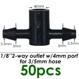 KESLA 25PCS Bend Arrow Dripper Micro Drip Irrigation Kit Emitters for 3/5mm Hose Garden Watering Saving Micro Dripper Greenhouse