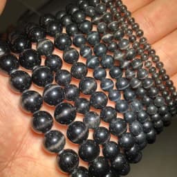 YHBZRET Colorful Cat Eye Beads opal Natural Stone Round glass Loose Spacer beads for Jewelry making DIY bracelets 4/6/8/10/12MM