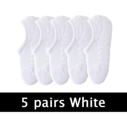 5 Pairs/Lot Men Towel Bottom Boat Socks Sport Sweat Breathes Silicone Anti-Slip Lnvisible Socks Spring Summer New Fashion