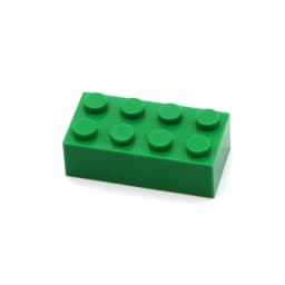 40pcs DIY Building Blocks Thick Figures Bricks 2x4 Dots Educational Creative Size Compatible With 3001 Plastic Toys for Children