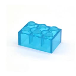 40pcs DIY Building Blocks Thick Figures Bricks 2x3 Dots Educational Creative Size Compatible With 3002 Plastic Toys for Children