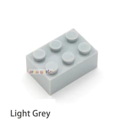 40pcs DIY Building Blocks Thick Figures Bricks 2x3 Dots Educational Creative Size Compatible With 3002 Plastic Toys for Children