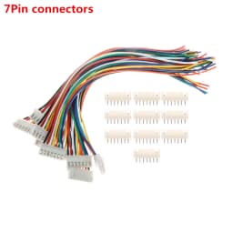 10Sets 2/3/4/5/6/7/8/9/10 Pin Pitch Male Female Plug Socket JST XH2.54 XH 2.54mm 15cm Wire Length 24AWG Wire Cable Connector
