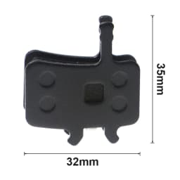 1 Pair/2pcs MTB Bike Hydraulic Brake Pads for Shimano XT M445 355 395 Magura Bicycle Parts Cycling Organic Resin Disc Brake Pads