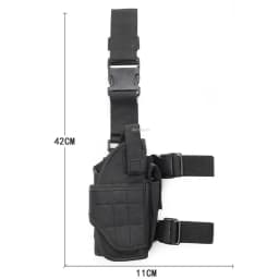 Universal Drop Leg Gun Holster Right Handed Tactical Thigh Pistol Bag Pouch Legs Harness for All Handguns