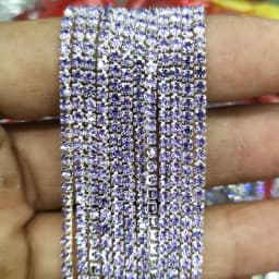 1yard/Piece 30Colors SS6-SS16 Glass Crystal Rhinestone Chain Silver Bottom Sew on Cup Chains For Diy Garment Bags Decorations