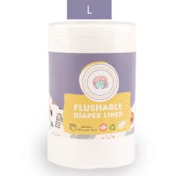Elinfant 1 roll disposable bamboo flushable baby diaper nappy liner Biodegradable bamboo liner free shipping#SMT007#