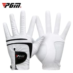 Men Golf Gloves White Breathable Kid-lambskin Genuine Leather Sport Hand Glove Wear Single Left Right Handed Batting ST022