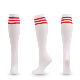 Unisex Compression Socks Football Socks Non-slip Long Tube Knee High Stockings Socks Striped Soccer Socks Running Sports Socks