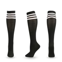 Unisex Compression Socks Football Socks Non-slip Long Tube Knee High Stockings Socks Striped Soccer Socks Running Sports Socks