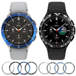 Metal Bezel for Samsung Galaxy Watch 4 6 Classic 47mm 46mm 43mm 42mm Cover Adhesive Case Smart Watch Scale Ring Accessorie