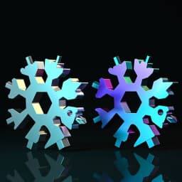 Multi-Functional Snowflake Wrench Tool Steel Octagonal Inner Hexagonal Lightweight Portable 18-in-1 Mini Universal Wrench