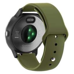 20mm 22mm Silicone Strap For Garmin Vivoactive 3 4 Band Watch Venu 2 SQ Forerunner 645 Wristband Bracelet Garmin Forerunner 245