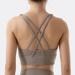 SOISOU Nylon Top Women Bra Sexy Top Woman Breathable Underwear Women Fitness Yoga Sports Bra For Women Gym 30 Colors