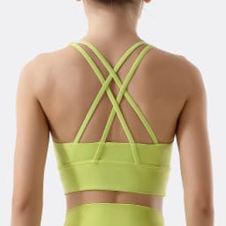 SOISOU Nylon Top Women Bra Sexy Top Woman Breathable Underwear Women Fitness Yoga Sports Bra For Women Gym 30 Colors