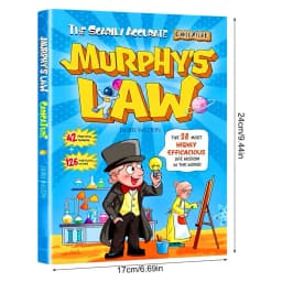 English-only Murphy's Law Learning Book For Kids 8-12 Years Old Builds Resilience