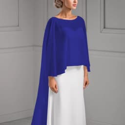 Wedding Bridal Chiffon Long Cape Dinner Party Formal Lady Cloak O-neck Prom Women Shawl Elegant High-low Wrap White Pink Black