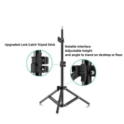 RP01-B Heavy Duty Metal Alloy Light Stand 160cm Tripod for Photo Studio Softbox Video Flash Reflector Lighting Background Stand