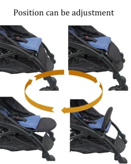 1:1 Baby Stroller Accessories Leg Rest, Extended Foot Rest Compatible With Babyzen YOYO and Babyzen YOYO2