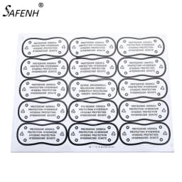 75pcs Adhesive Bikini Try On Sticker Labels Diy Crafts Transparent Hygiene Label Clear Tape Swimwear Lingerie Underwear
