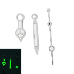 Watch Hands Silver Green Blue Luminous Hands Fit N H36 ETA2824 2836 Miyota8205 8215 821A Mingzhu DG2813 3804 Movement