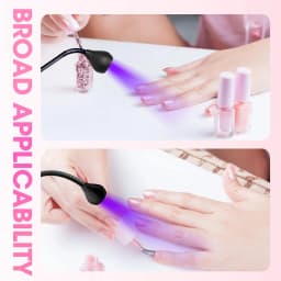 Nail Dryer Light UV Nail Lamp 395nm Wavelength Clip-on Desk Mini USB For Gel Nails Ongle Manicure Salon Tools