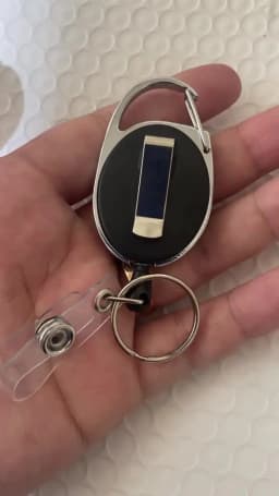 5PCS Retractable Reel ID Lanyard Name Tag Card Badge Support Key Chain Anti-Lost Clip Nurse Office Supplies