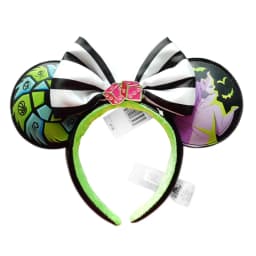 Disney Minnie Mickey Ears Headband Holiday Party Sequins Headdress Bows EARS COSTUME Headband Cosplay Plush Adult/Kids Gift